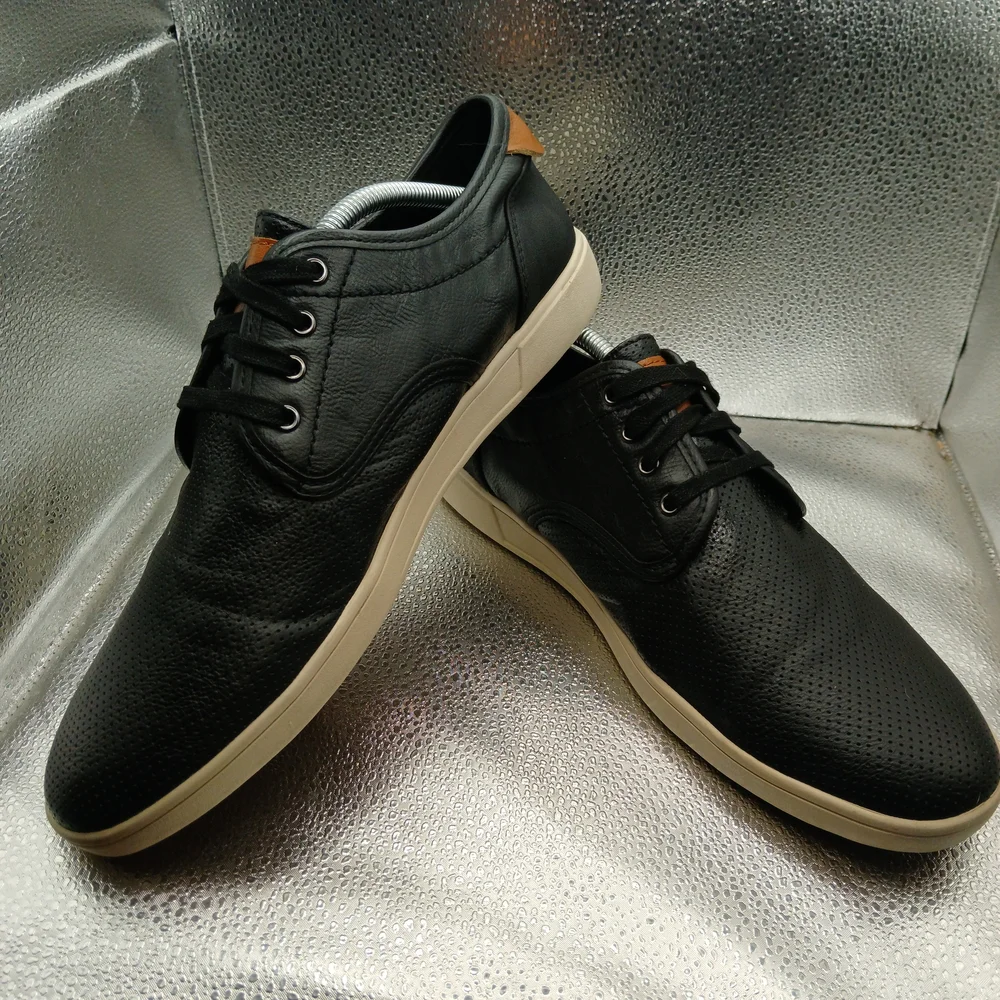Steve Madden Black Flyerz Fashion Sneakers Lace Up Men's Size 10.5